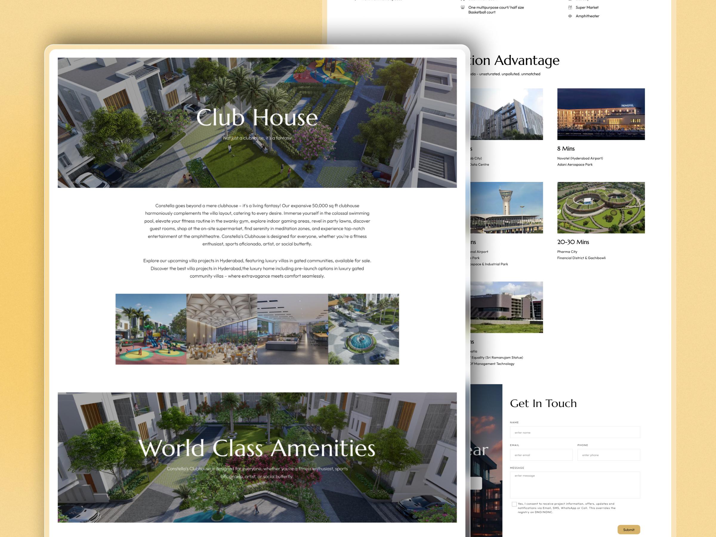 Xora City residential project website | Craftnotion