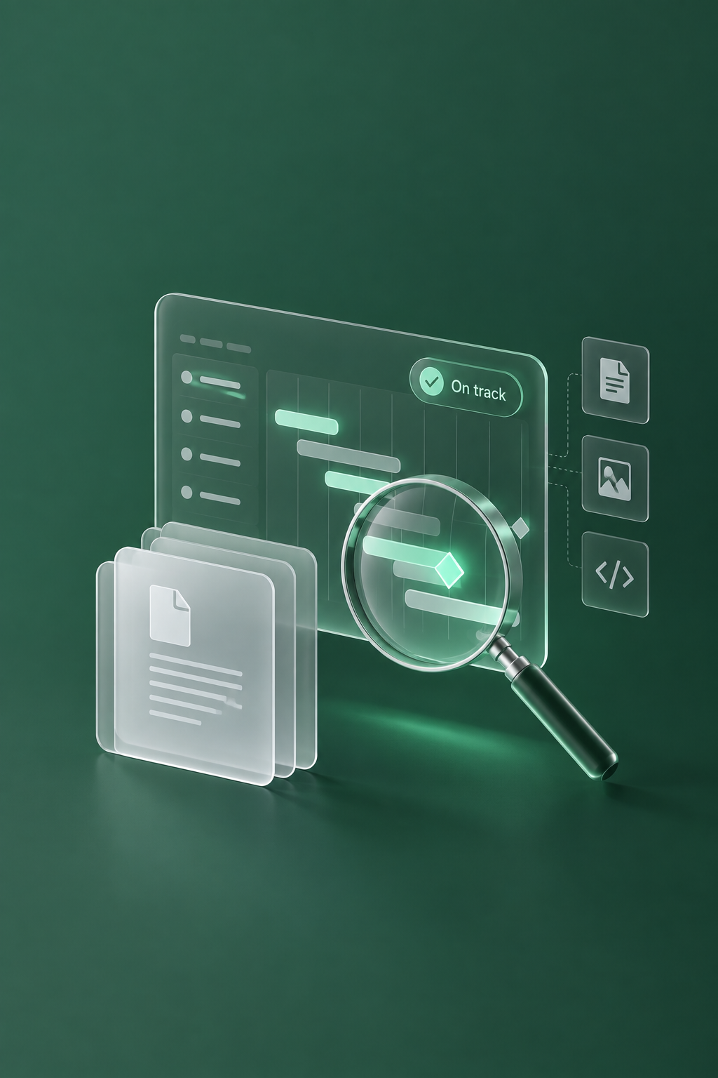 Using AI to review project progress without hiding the evidence