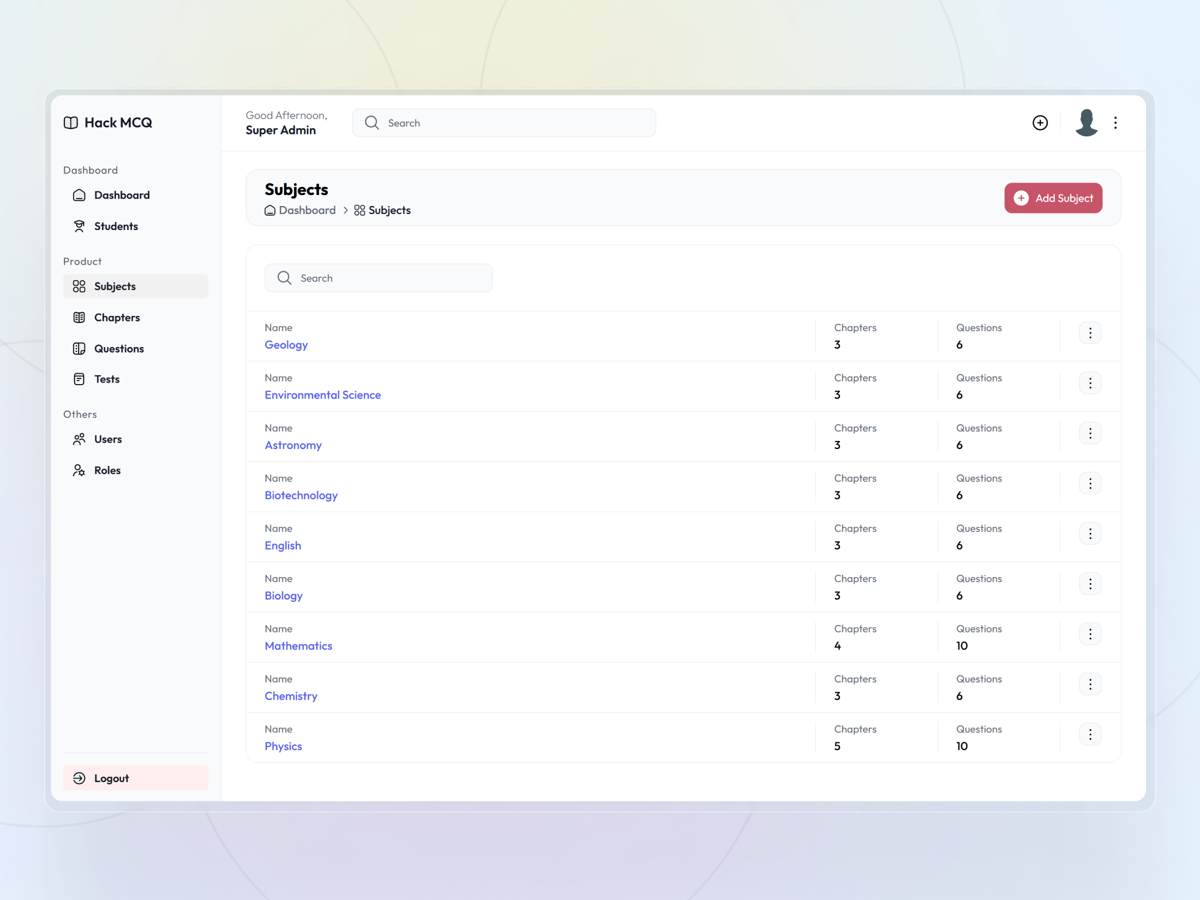 HackMCQ screenshot 11