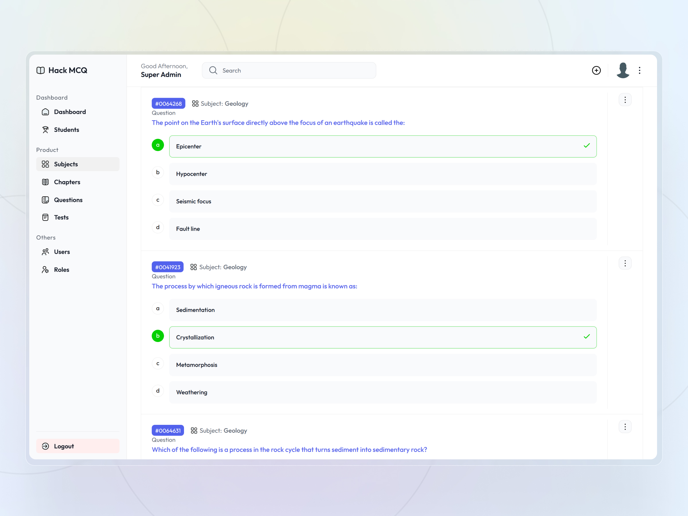 HackMCQ screenshot 14