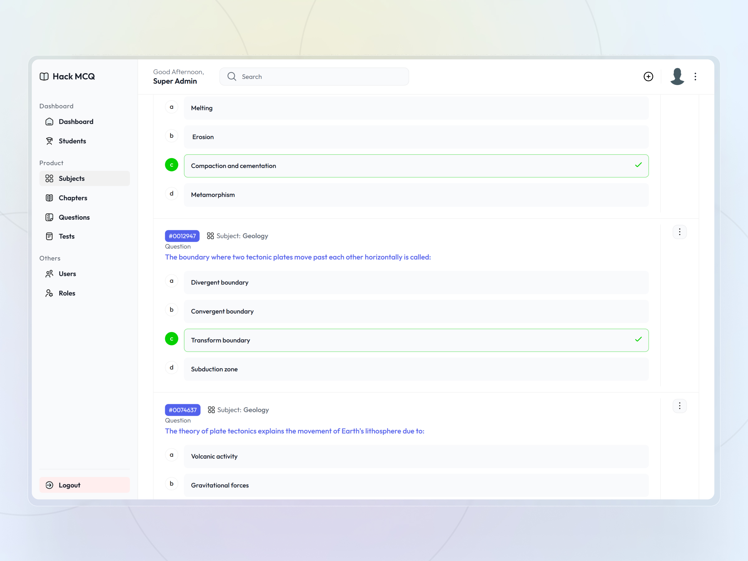 HackMCQ screenshot 15