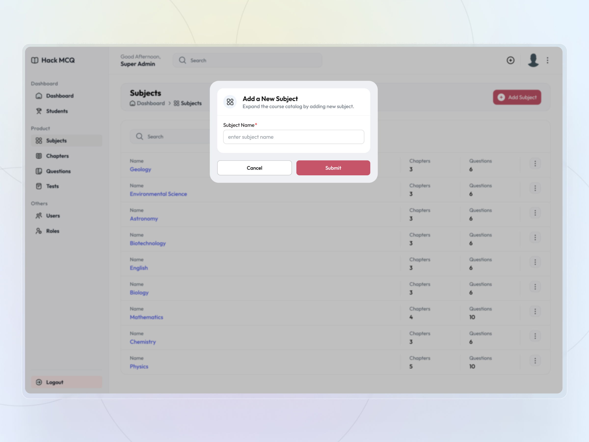 HackMCQ screenshot 16