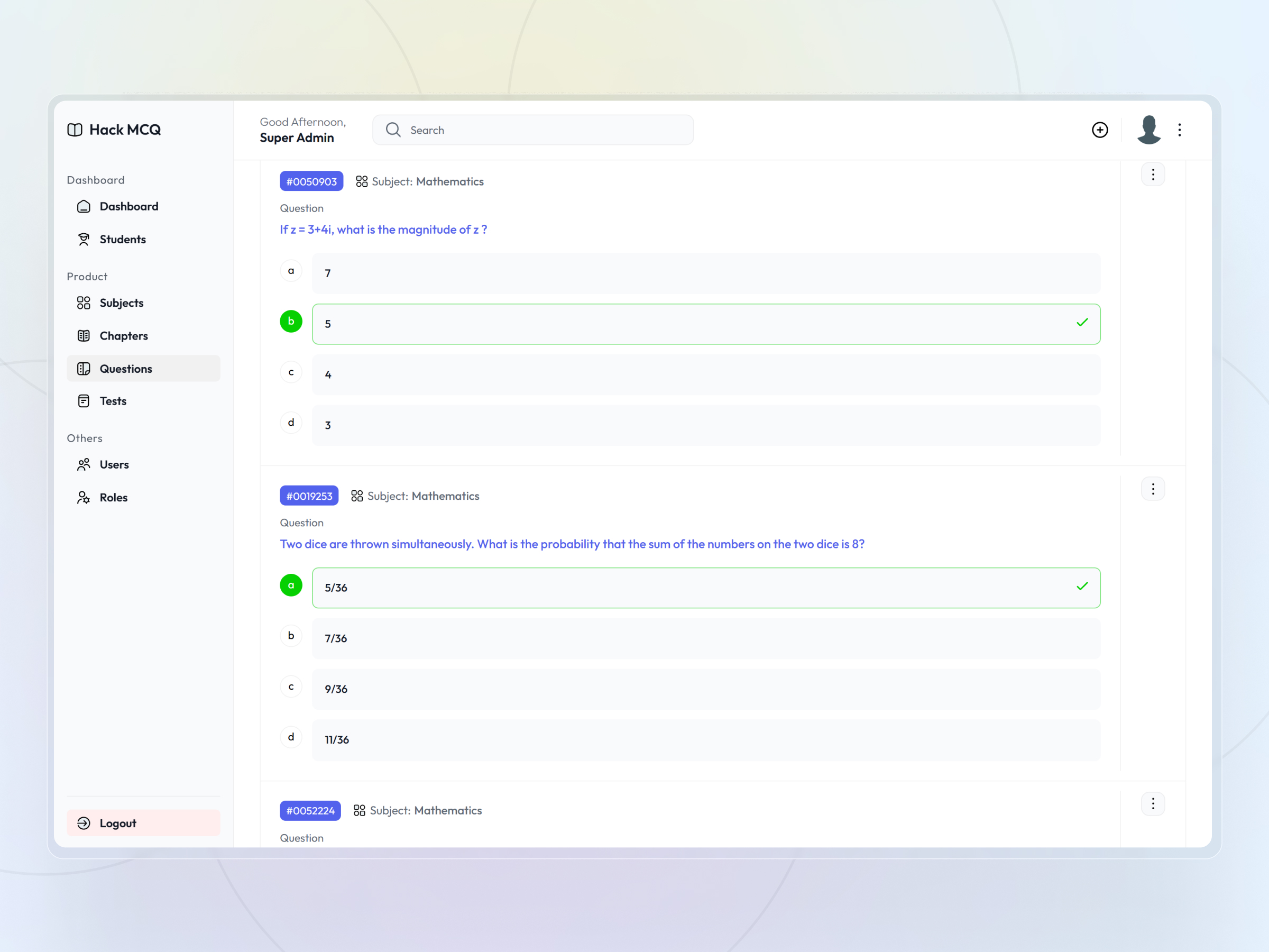 HackMCQ screenshot 23