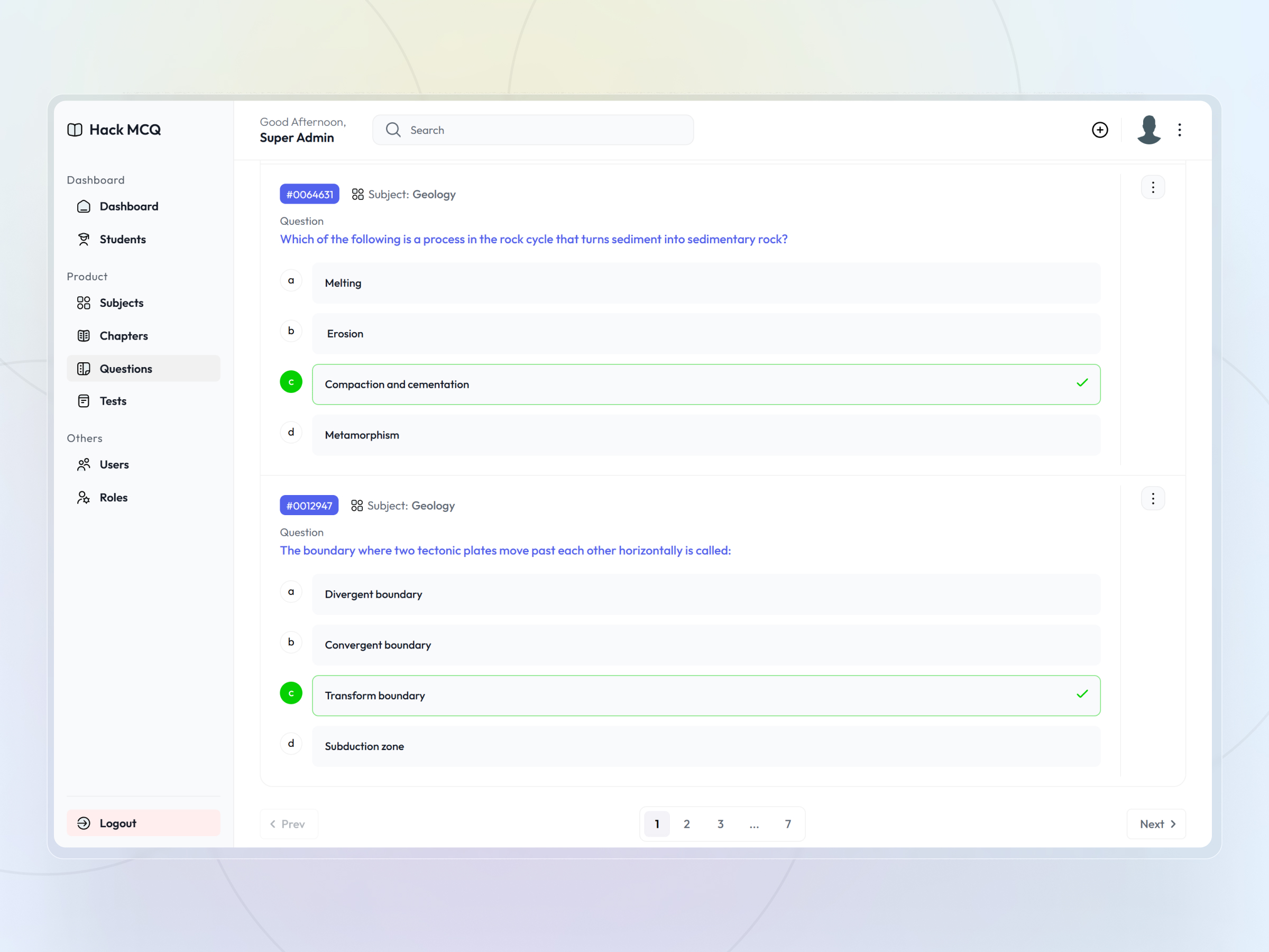 HackMCQ screenshot 27