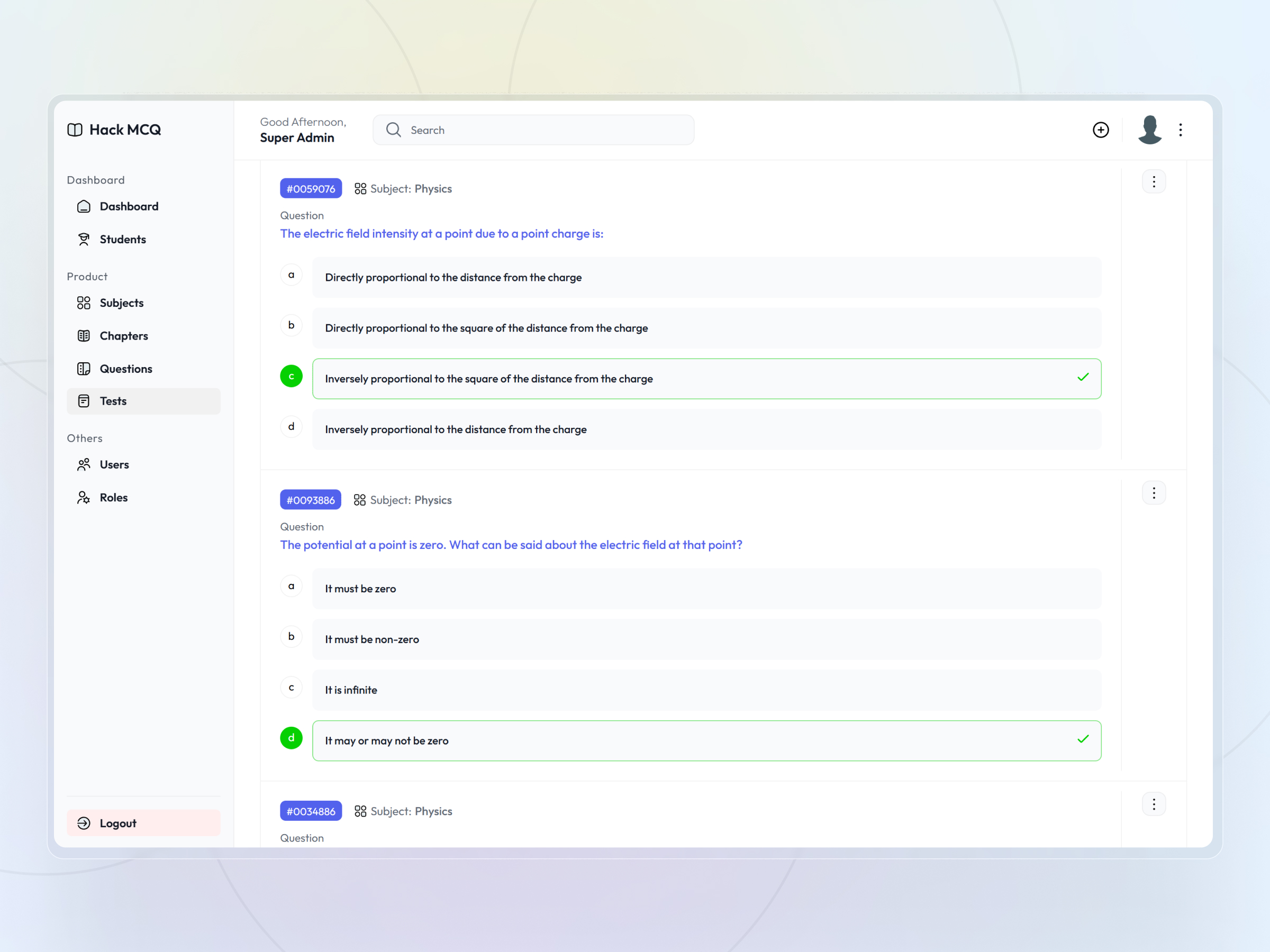 HackMCQ screenshot 36