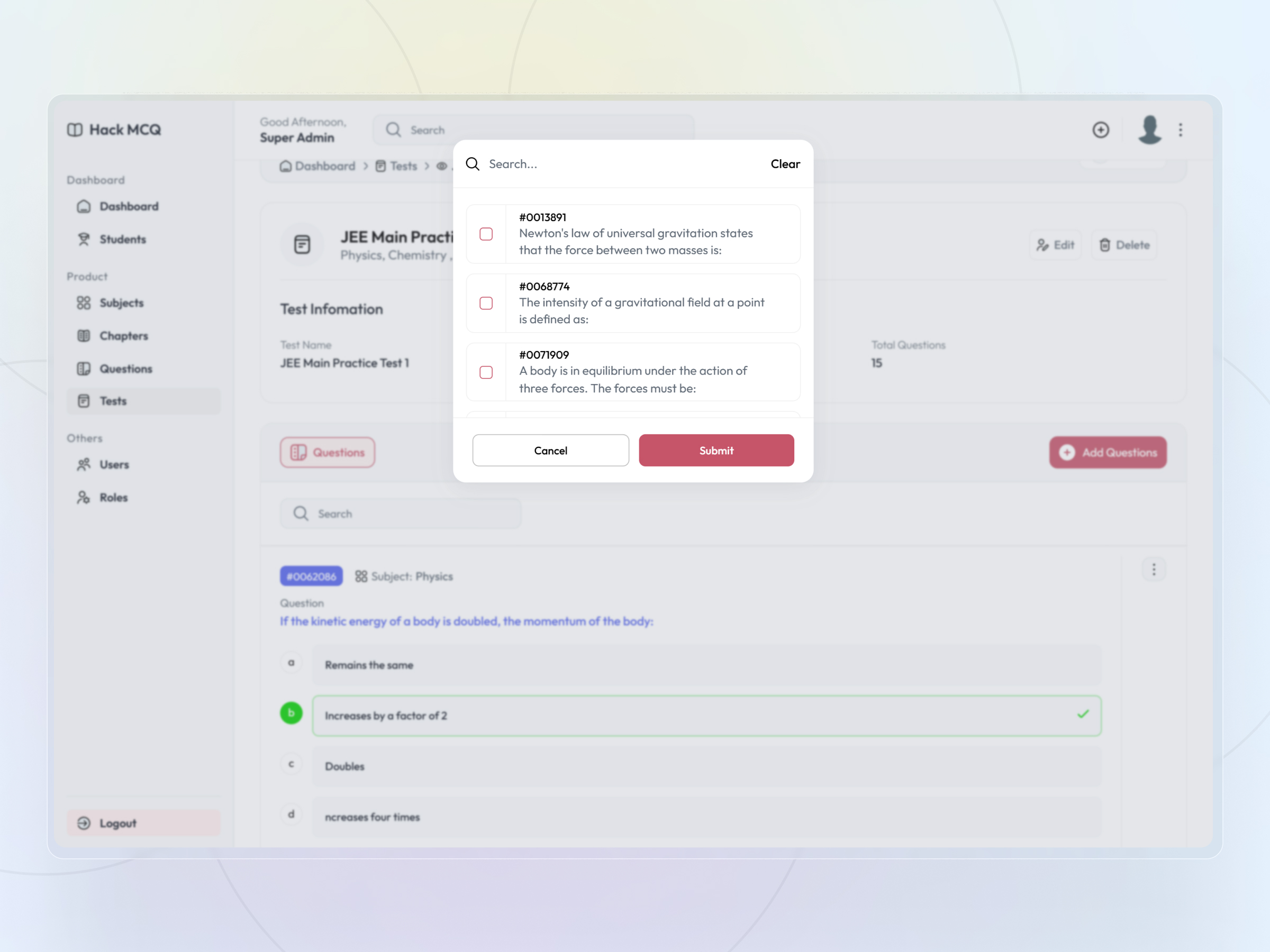 HackMCQ screenshot 37