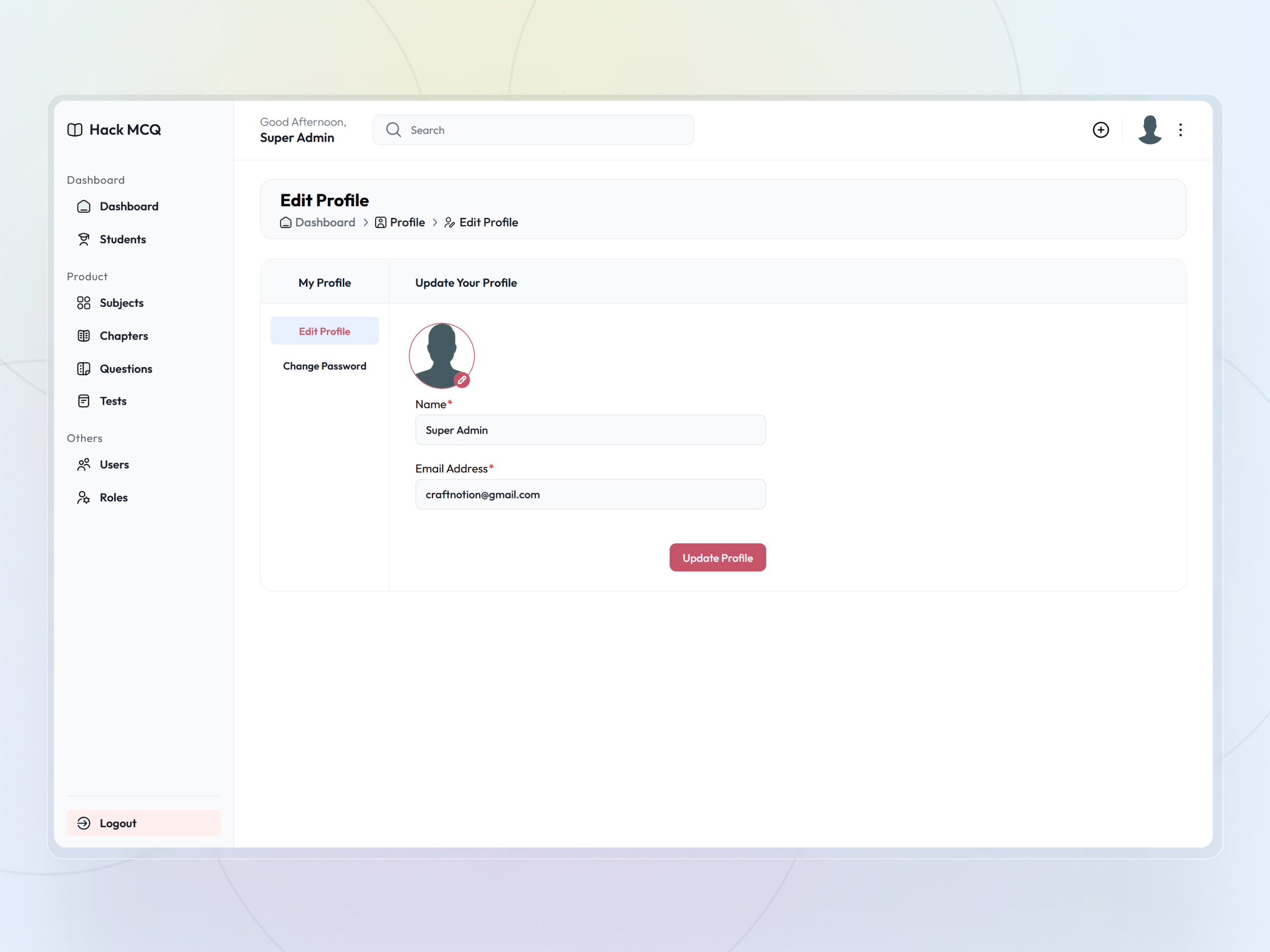 HackMCQ screenshot 4