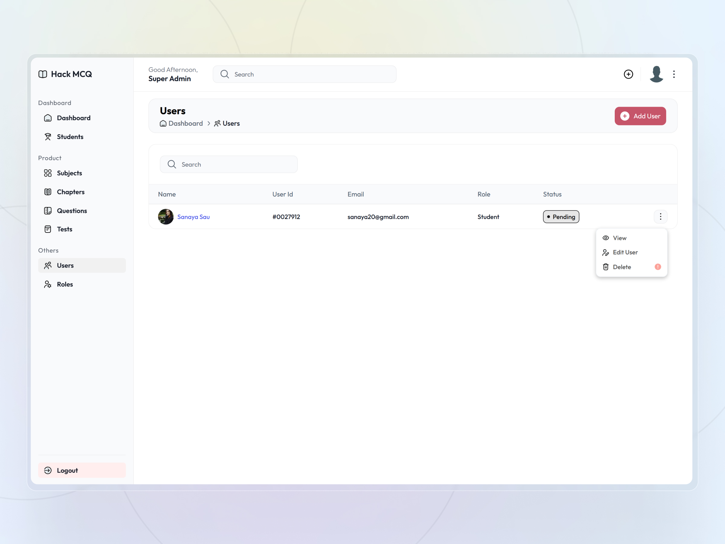 HackMCQ screenshot 42