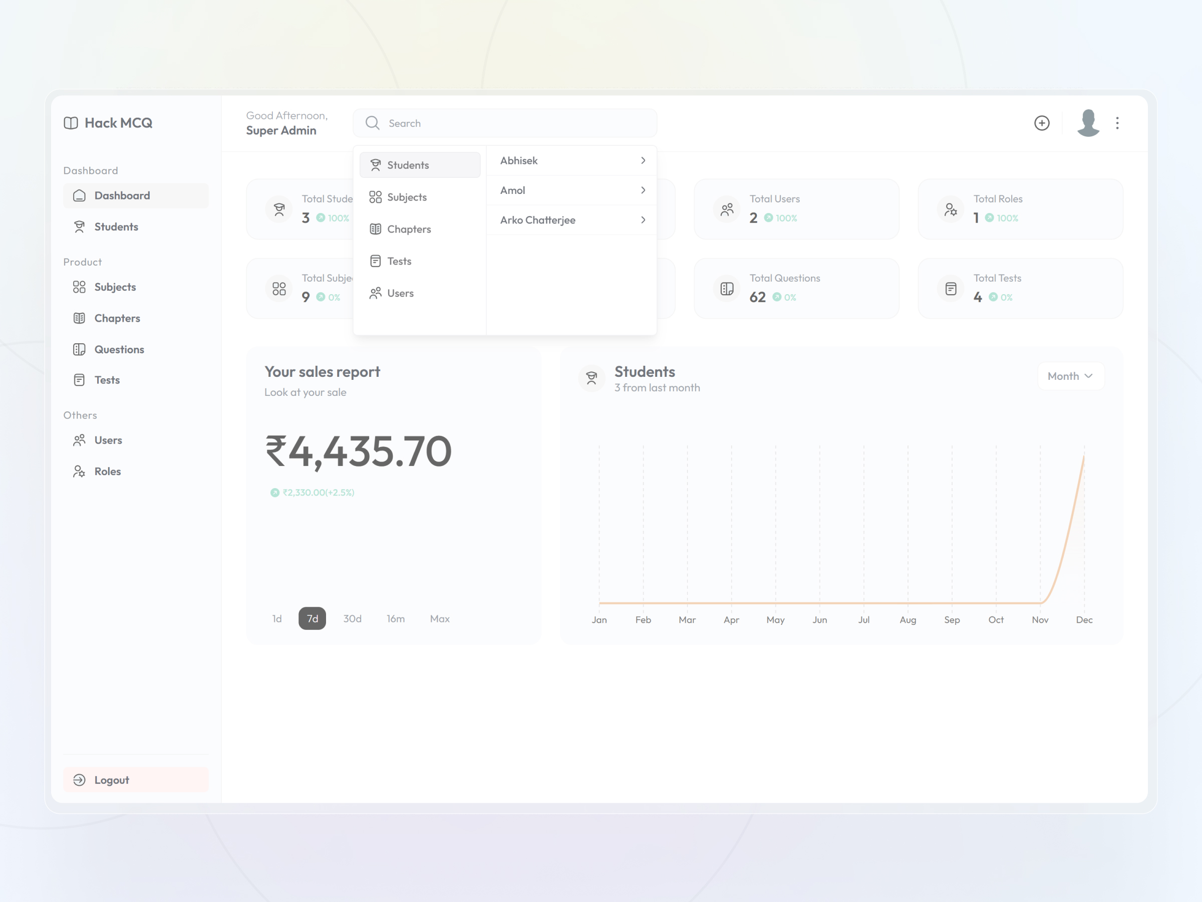 HackMCQ screenshot 6