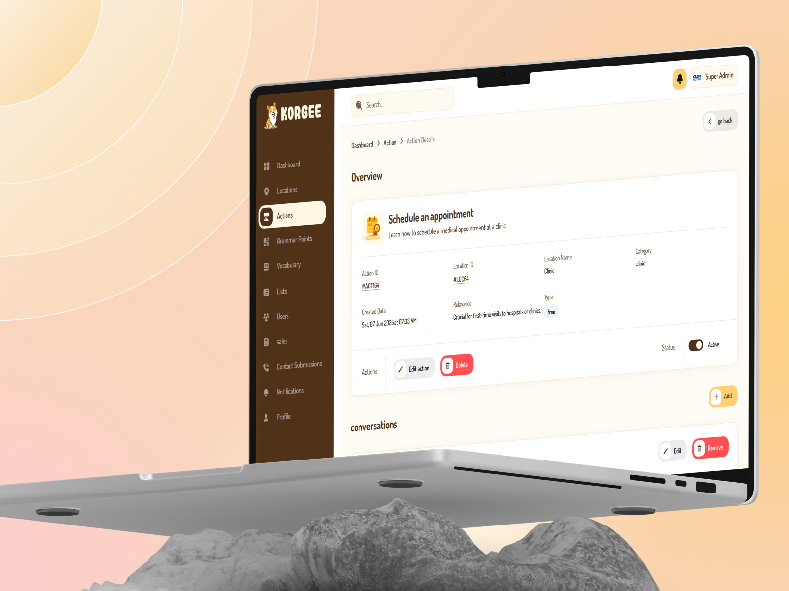 Korgee Admin Panel screenshot 5