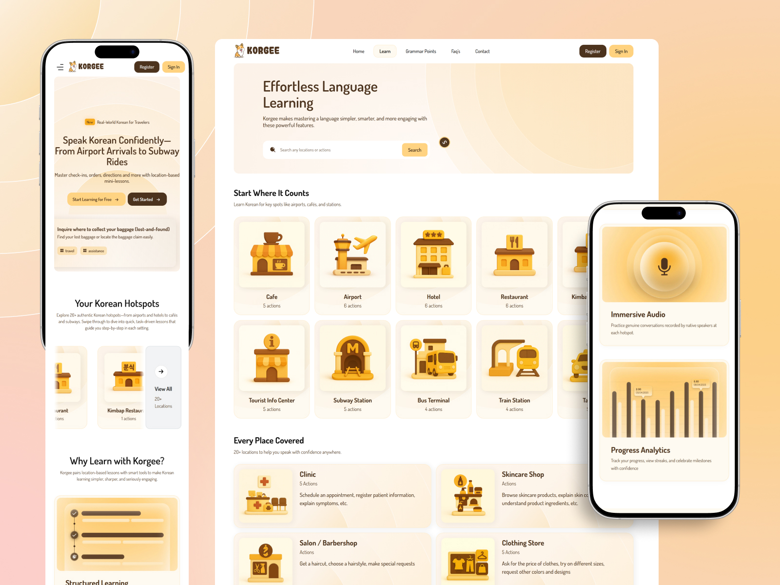 Korgee Website screenshot 4