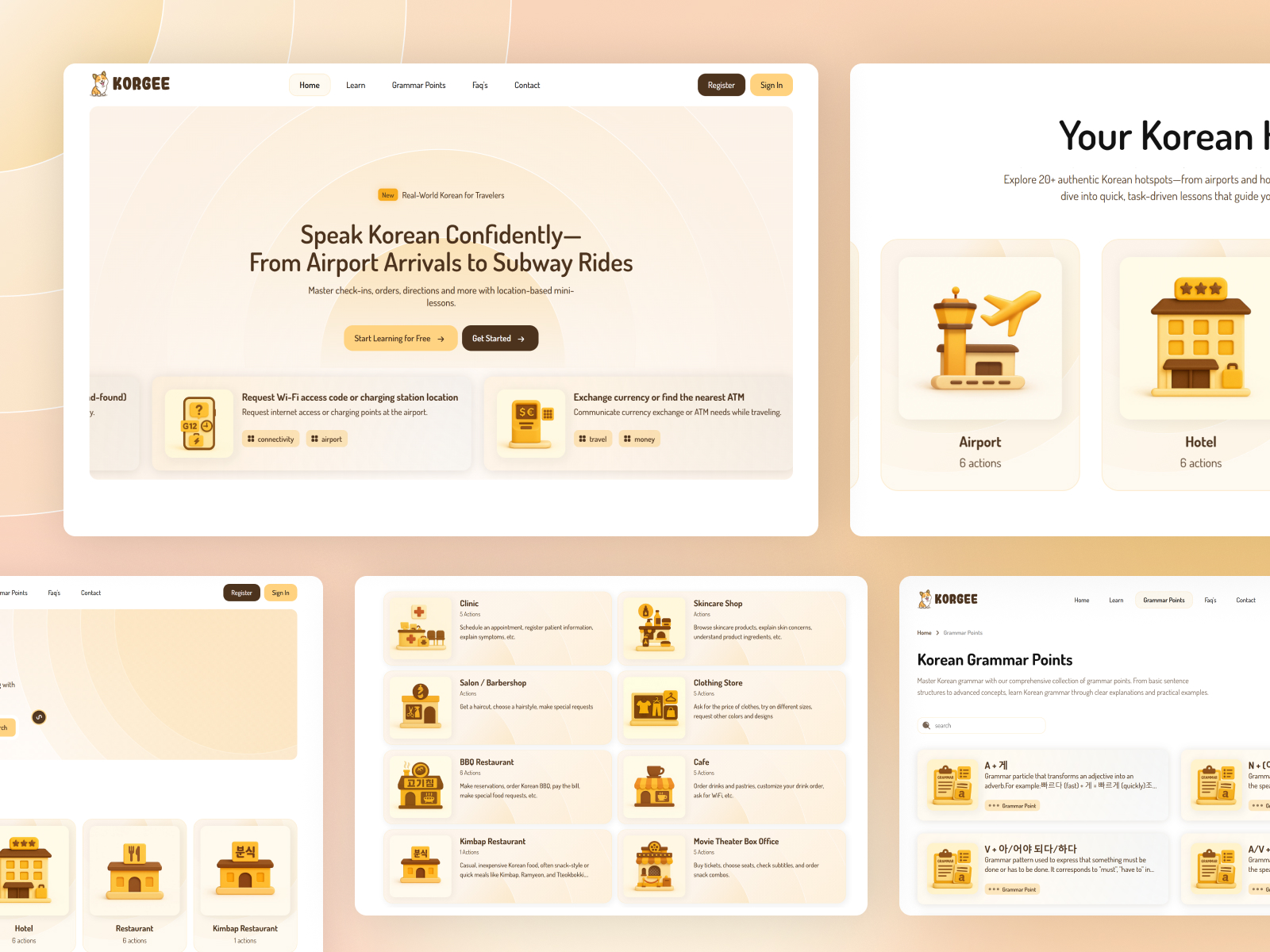Korgee Website screenshot 6
