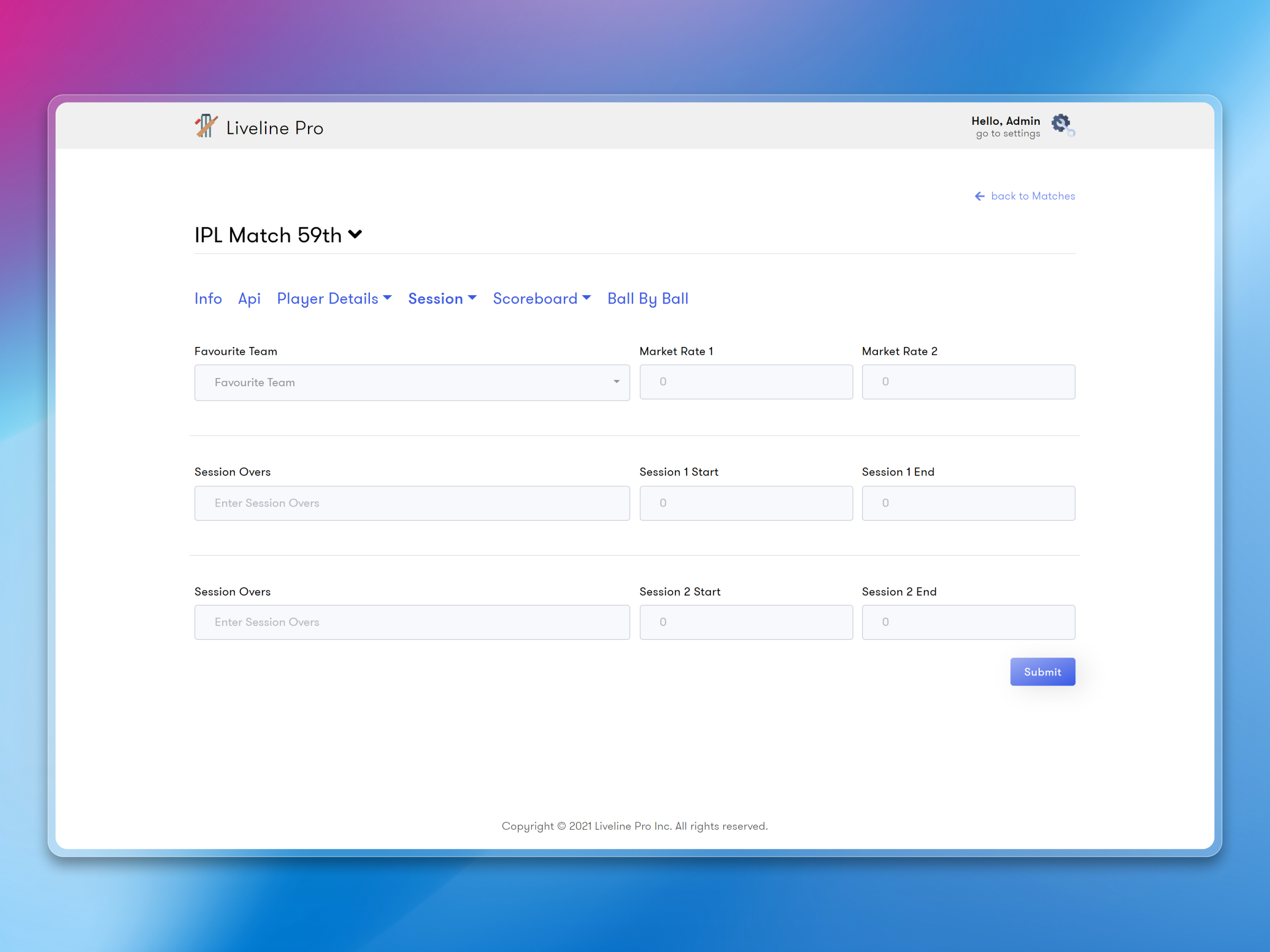 Live Line Dashboard screenshot 13