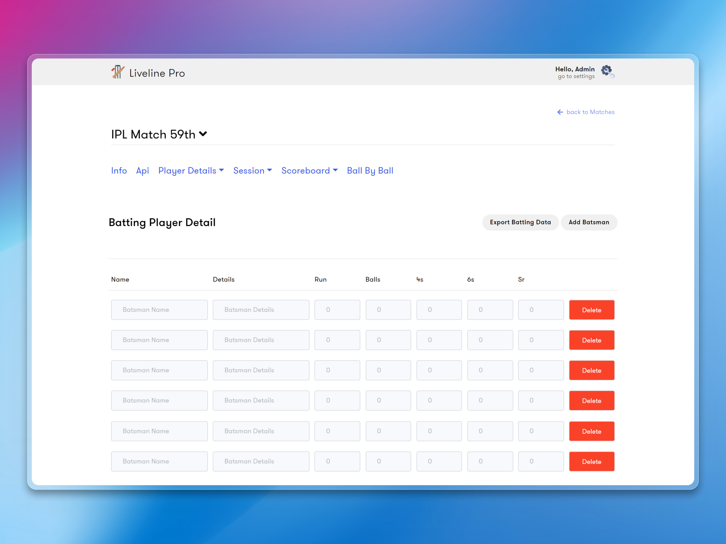 Live Line Dashboard screenshot 16