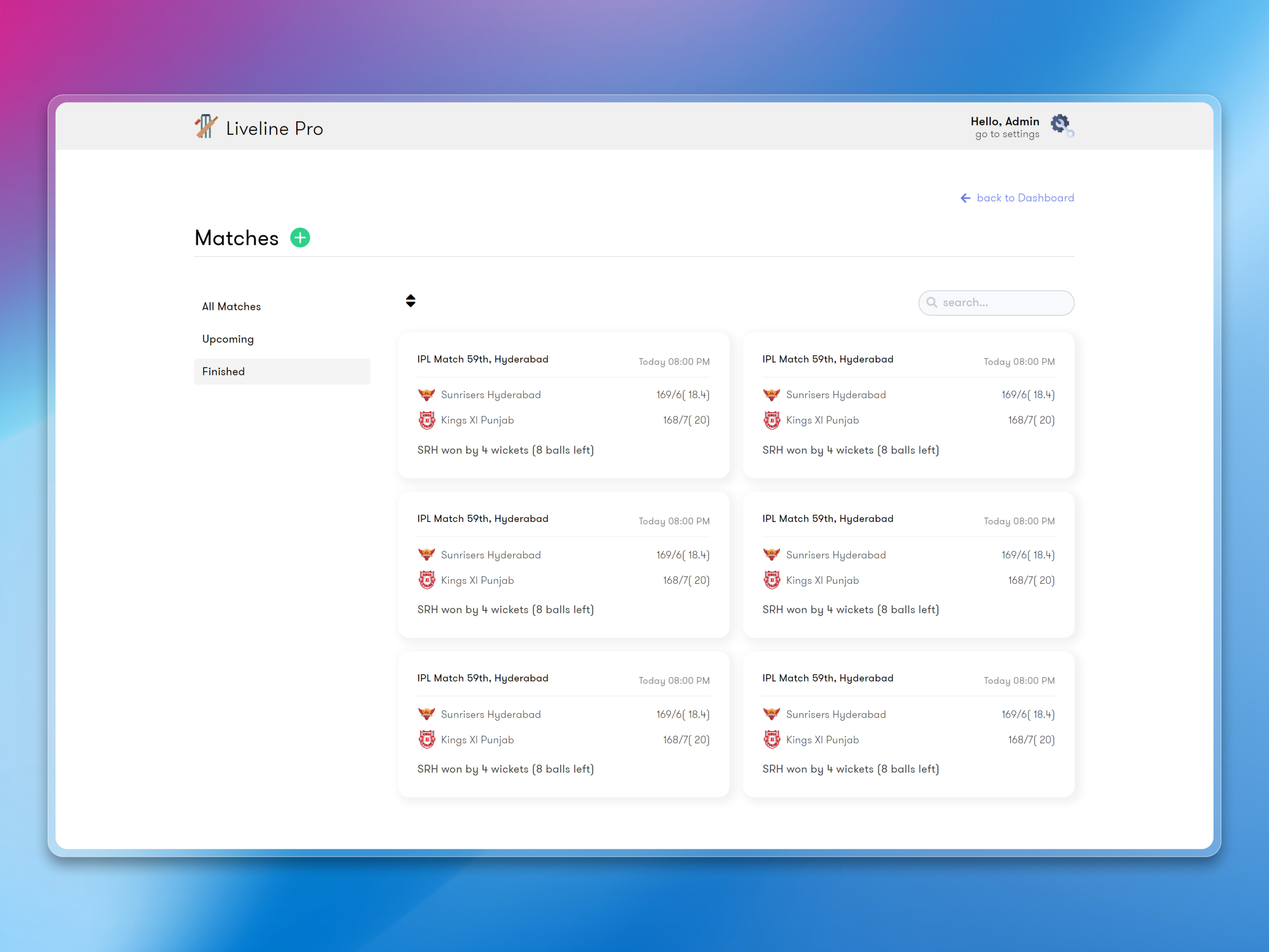 Live Line Dashboard screenshot 21