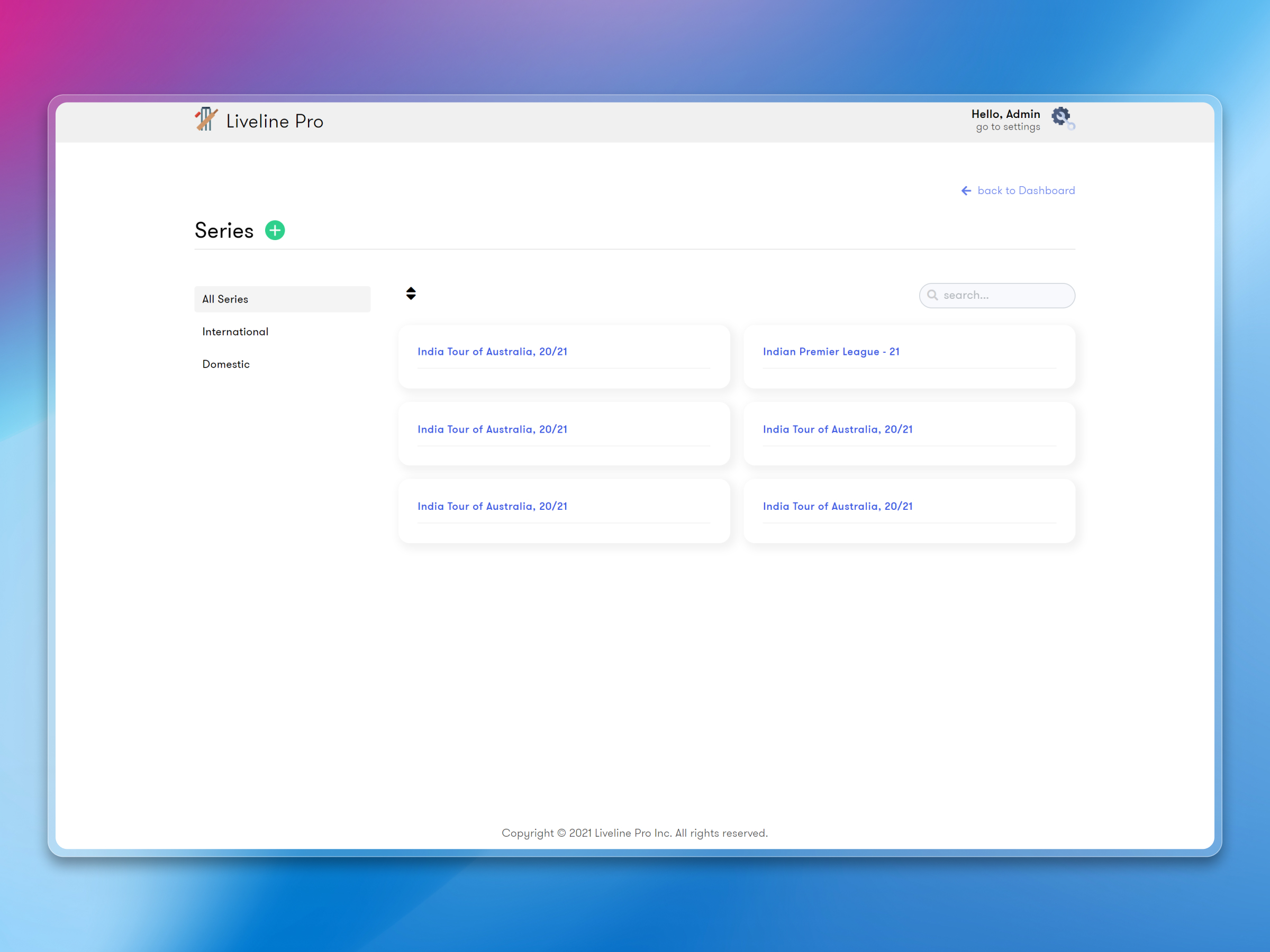 Live Line Dashboard screenshot 24