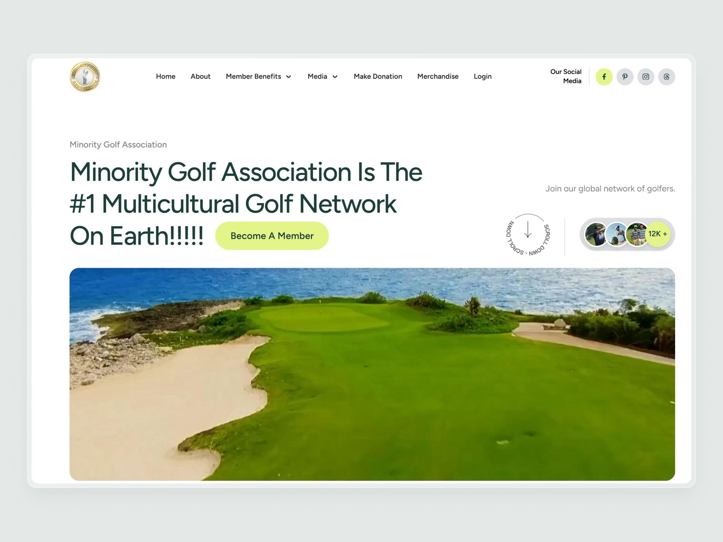 Minority Golf Association screenshot 1