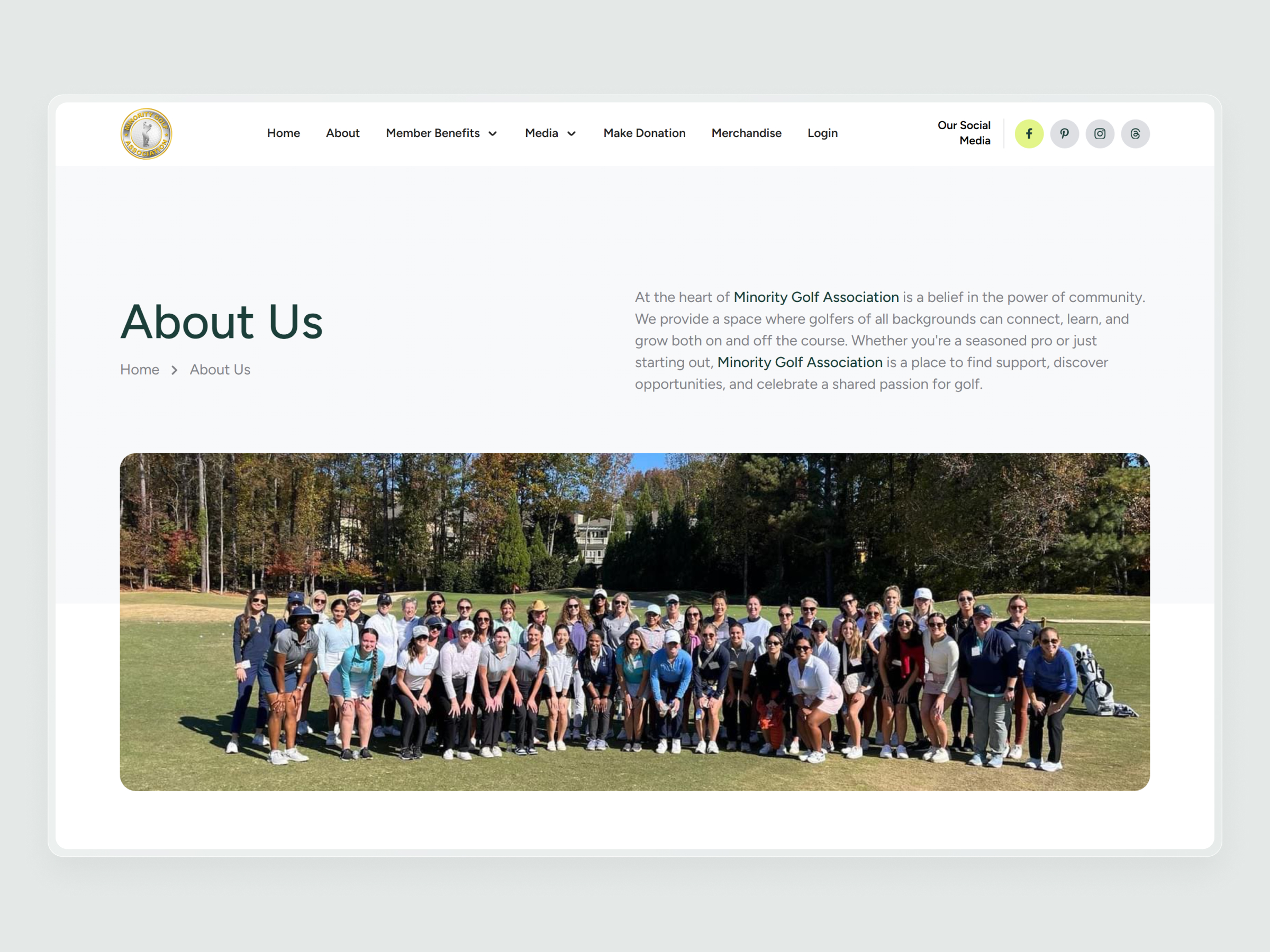 Minority Golf Association screenshot 6