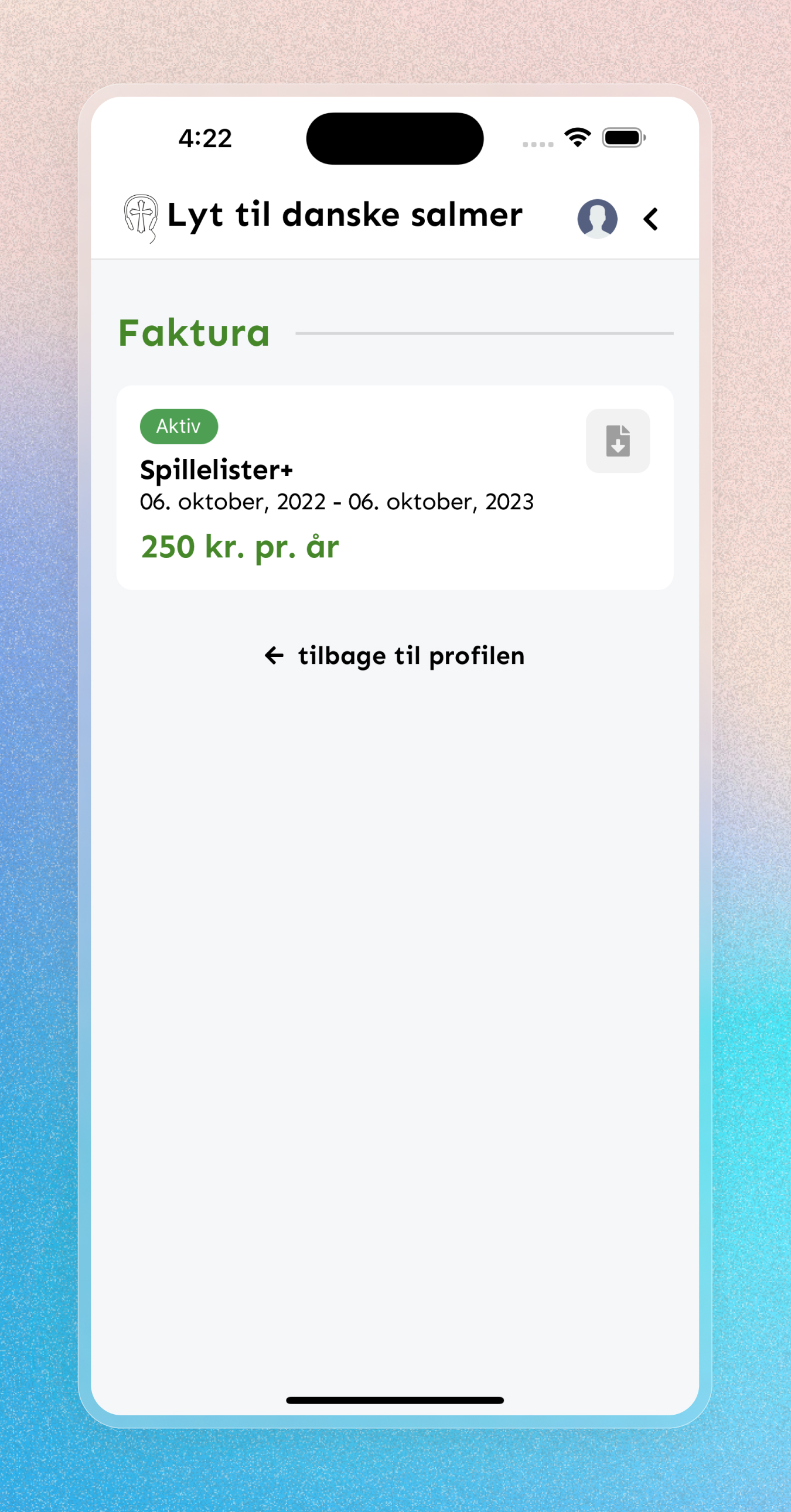 Lyt til Danske Salmer - Mobile Apps screenshot 22