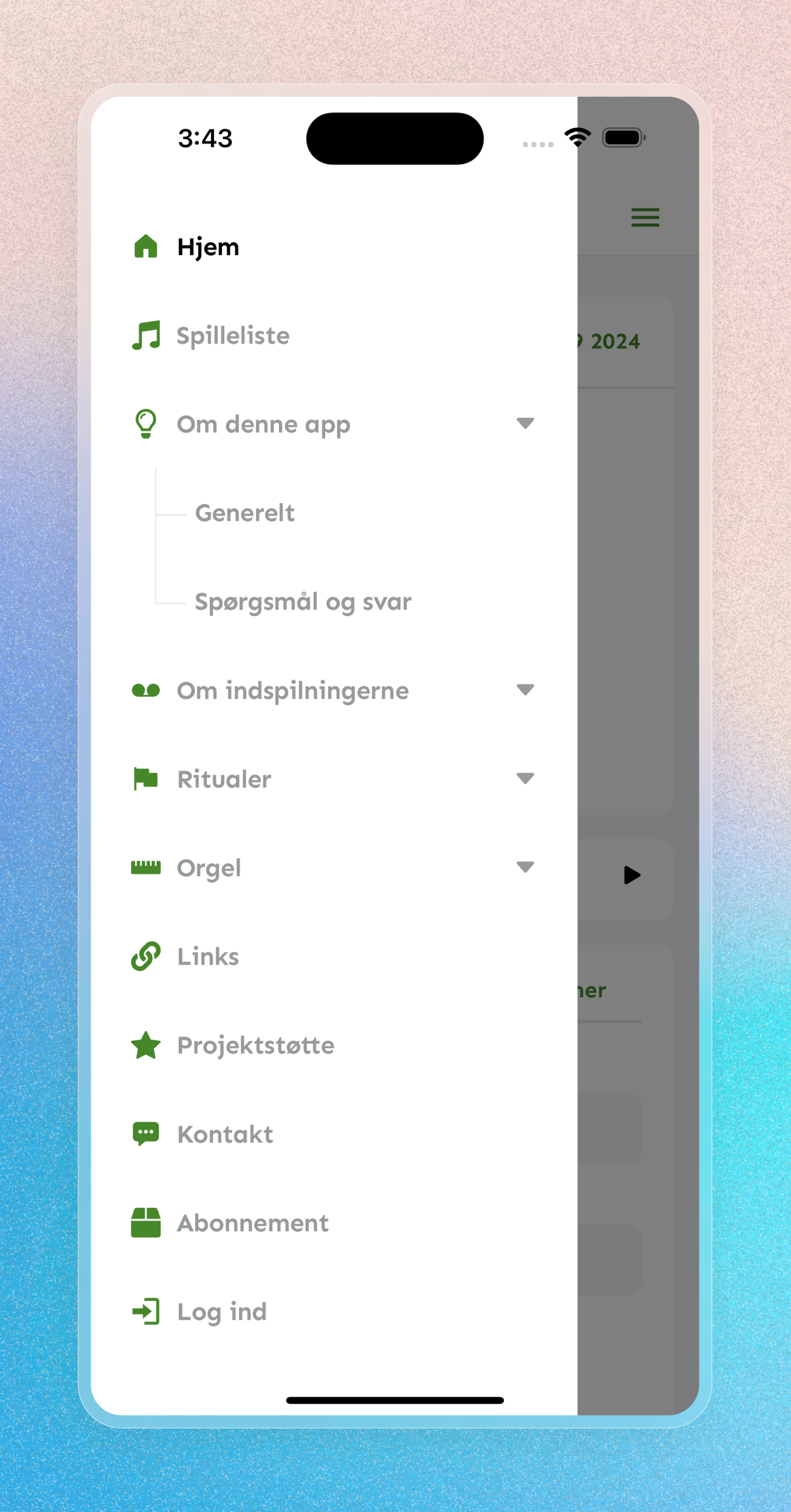 Lyt til Danske Salmer - Mobile Apps screenshot 4