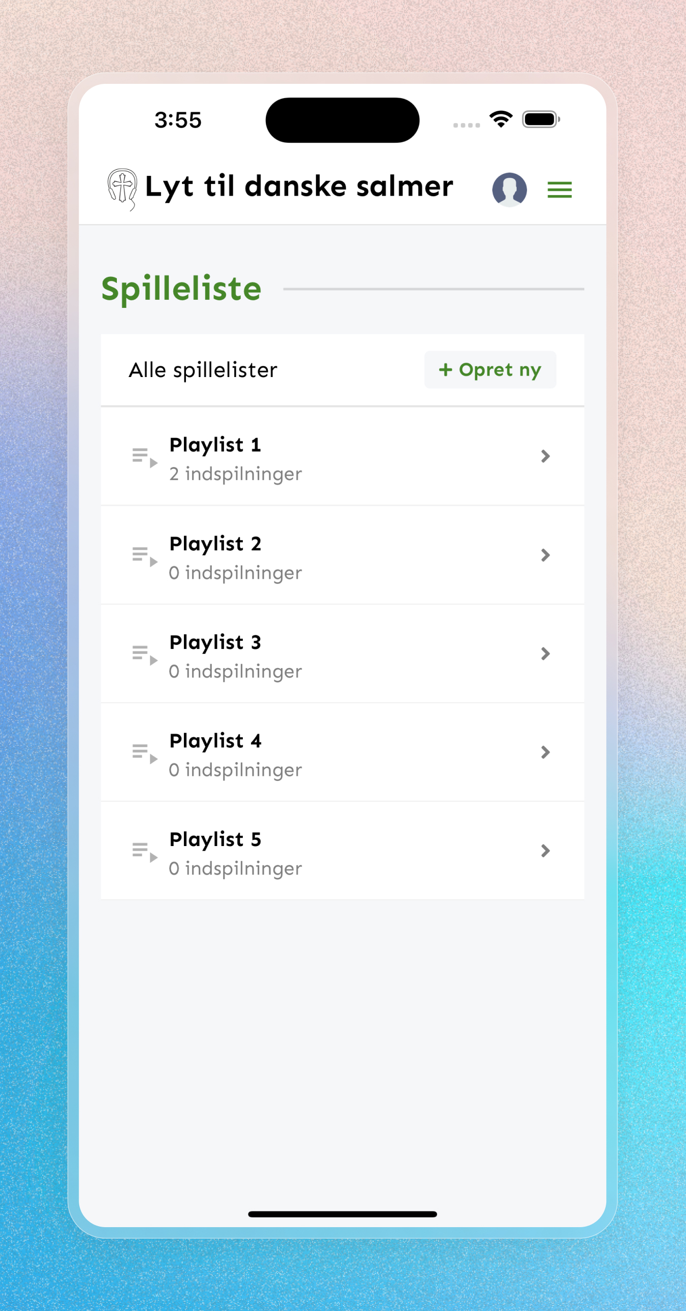 Lyt til Danske Salmer - Mobile Apps screenshot 6