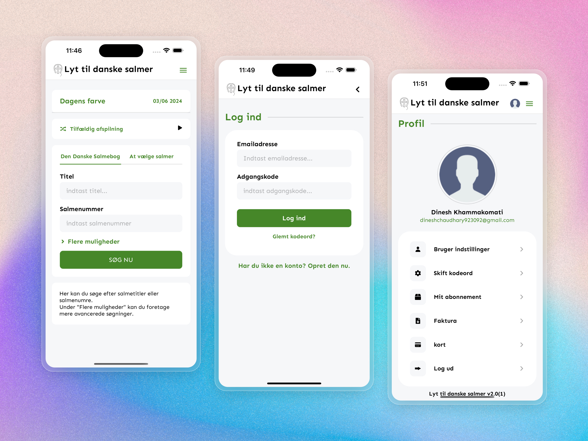 Lyt til Danske Salmer - Mobile Apps